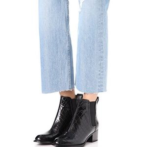 • rag and bone • Walker ankle boots in crocodile
